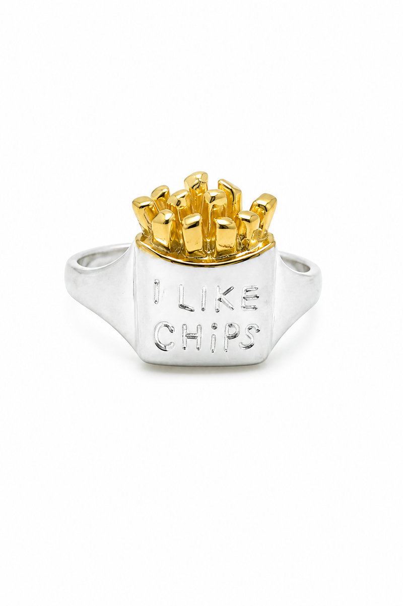 I like Chips Ring ‒ Two tone