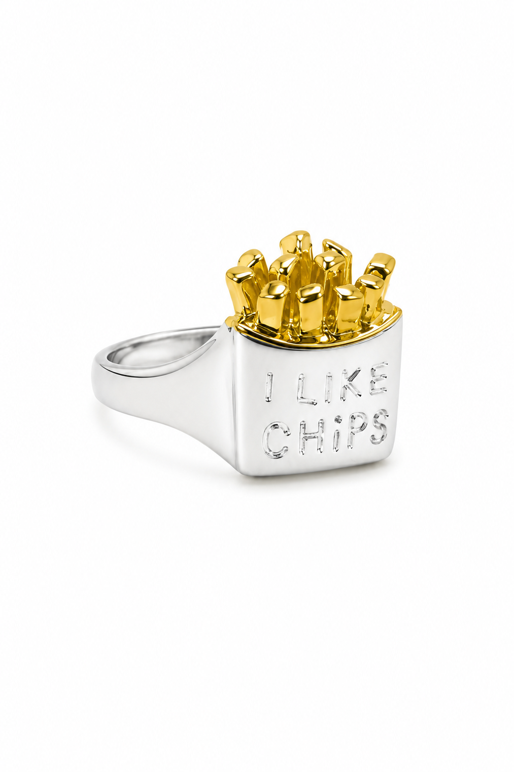 I like Chips Ring ‒ Two tone