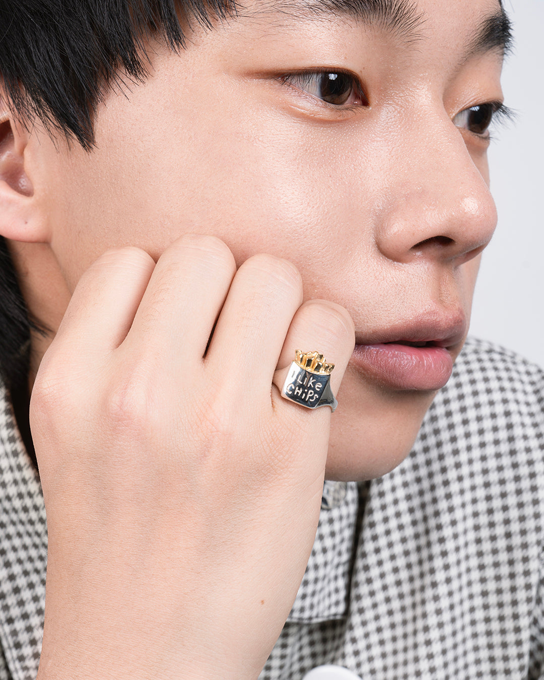 I like Chips Ring ‒ Two tone